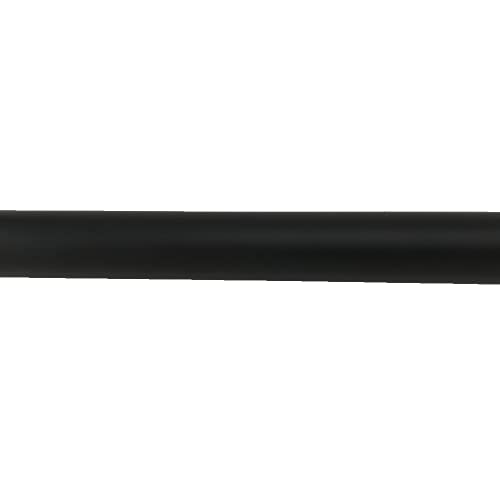 Barras De Cortina - Barra para cortina negro mate (Diámetro 20 mm, 200 cm)