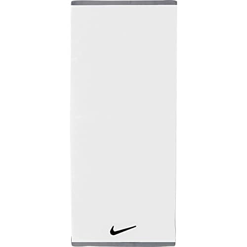 Nike Toalla Unisex para Adultos, Color Blanco/Negro, 60 x 120 cm