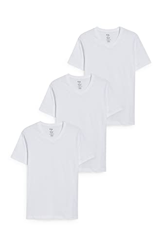C&A Hombre Camiseta Interior Blanco 3XL