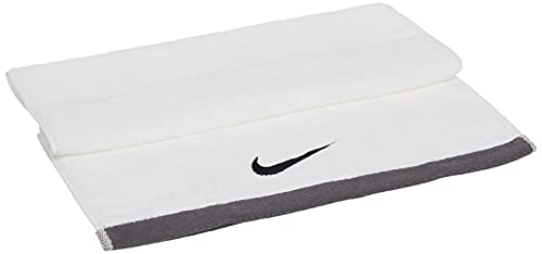 Nike Fundamental Toalla, Unisex Adulto, Multicolor (Whi/Bla), Única