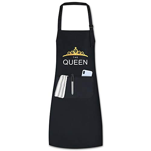 Delantales de Cocina Masterchef Profesional Impermeable Delantal Unisex para Hombre y Mujer