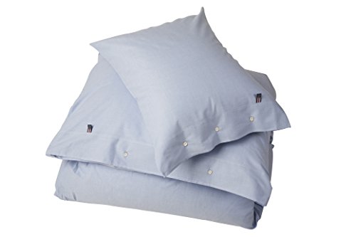 Lexington Zirvehome Pin Point - Juego de cama (funda nórdica de 135 x 200 cm), color azul