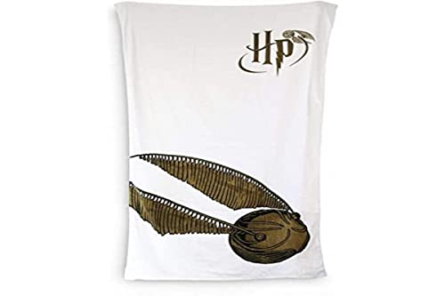 Groovy UK Toalla de baño de algodón de Golden Snitch de Harry Potter, 75 cm x 150 cm, 100% Original, Producto Oficial con Licencia