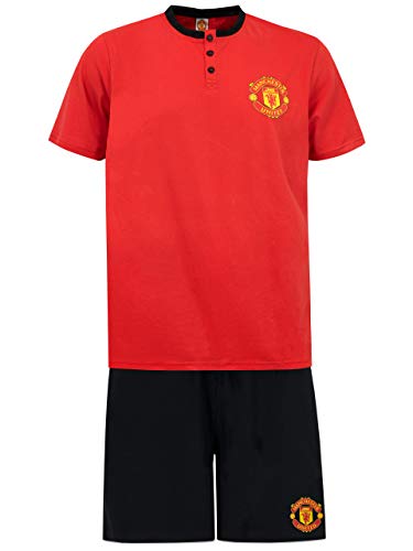 Manchester United FC Pijama para Hombre Rojo Large