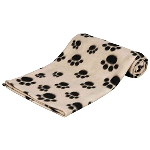 Trixie Manta para Perros Mascotas - Manta Sofa Suave Manta para Mascotas Perros Gatos Cálida Protección Manta Beany 100x70 cm Beige