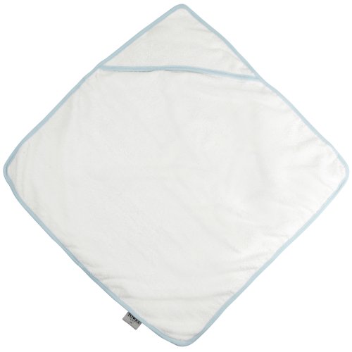 Towel City - Toalla de ballo con capucha para bebé (Talla Única) (Blanco/Azul)