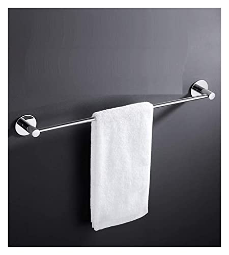 Toallero de acero inoxidable con barra de toallero, barra de toalla para baño, almacenamiento unipolar
