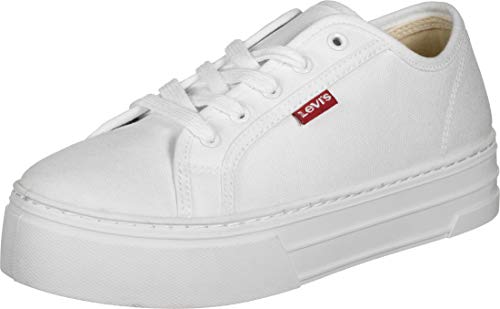 Levi's Tijuana, Sneakers Mujer, Blanco (B White 50), 38 EU