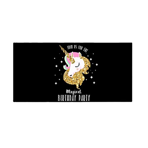 HNHDDZ Rectangular Toalla de Playa 3D Animal Tigre Unicornio Alce Imprimir Toalla de baño Grande Ligera Secado Rápido Playa Manta Verano Natación Toalla Deportiva (Blanco,70x150 cm)