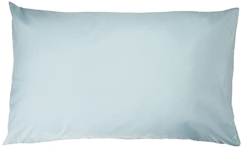 Amazon Basics - Funda de almohada de microfibra, 2 unidades, 50 x 80 cm - Azul claro