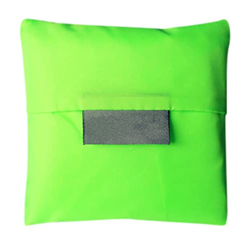 cimen Bolsa de regalo grande personalizable, bolsa de compras plegable de tela creativa para edredón, verde, Talla única