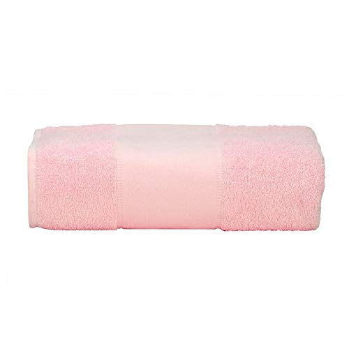 A&R Towel Print-Me - Toalla de baño (50 x 140 cm), Color Rosa Claro