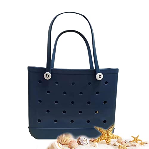 Rianpesn la Bolsa de Asas de la Playa | Bolsa de Playa Impermeable Lavable - Tote Bag Bolsas de Viaje, Organizador de Juguetes de Playa para niños, Tote de Playa para Juguetes, Toalla, Chanclas