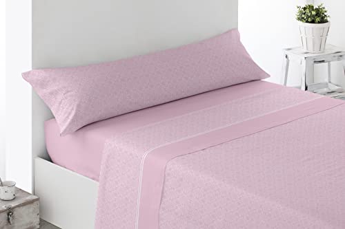 CONFORT HOME T. M. (Moon Rosa, 150_x_200_cm) -Full Painted*- Juego SÁBANAS Verano 3 Piezas