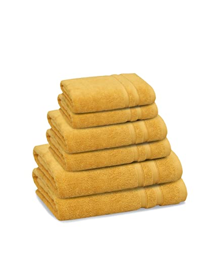 QM-Bedding Juego de toallas de baño Zero Twist 100% algodón egipcio súper suave de 600 g/m² (paquete de 2) juego de toallas altamente absorbentes