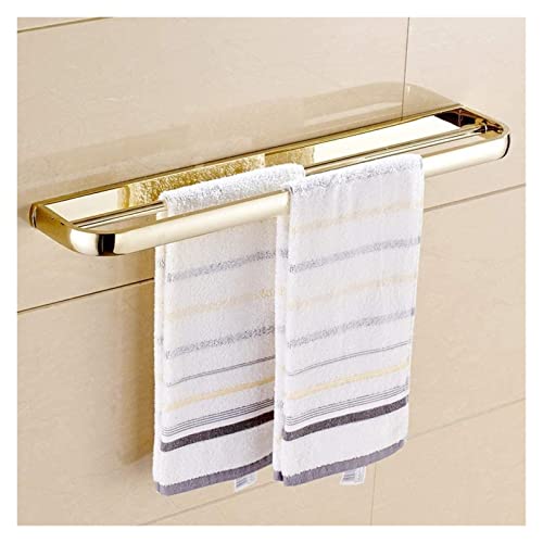 Toallero bipolar dorado de cobre para toallas creativas, accesorios de baño