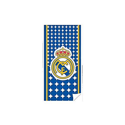 Real Madrid RM171155 - Toallas, Azul, 70x140 cm