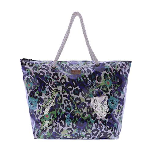 For Time Verano, Bolsa de Playa para Mujer Stefania Multicolor Women's, 35x18x36 cm