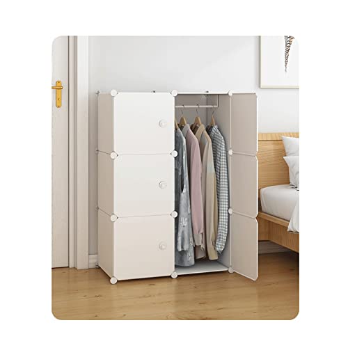 GYQWJPC Armario portátil para colgar ropa combinada, armario modular para ahorrar espacio, toalla de juguete, organizador ideal de almacenamiento, armario combinado