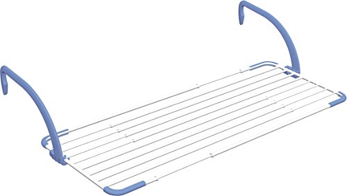 Gimi Brezza Extend Tendedero de balcón de acero y resina, 20 m de longitud de tendido