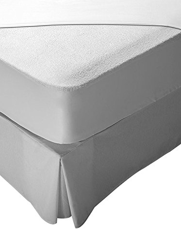 Pikolin Home - Protector de colchón rizo para cuna, 100% algodón, impermeable y transpirable, 60 x 120 cm