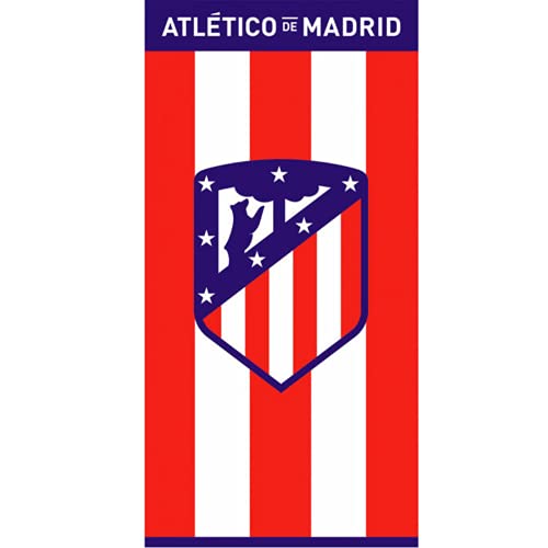 Toalla Playa Terciopelo Atlético de Madrid Escudo Centrado 70x150