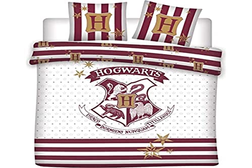 NONAME Harry Potter – Juego de Cama de 200 x 200 cm – Hogwarts '100% algodón'