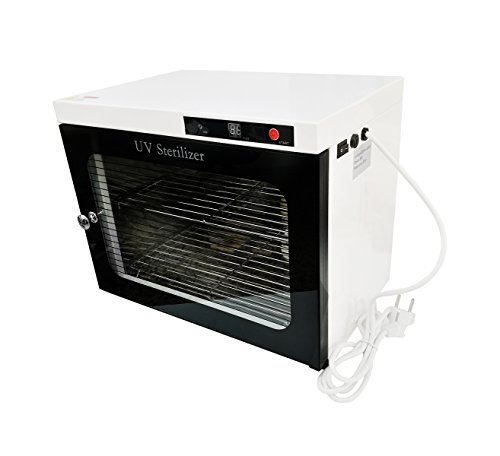 Crisnails® Esterilizador de calor Alta Temperatura Esterilizador Calentador de la toalla para salón de belleza Manicure Peluquería estudio y en casa
