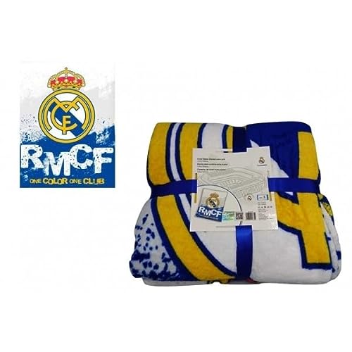 Real Madrid Manta coralina Premium 250gr (100-295), Multicolor, 130x160