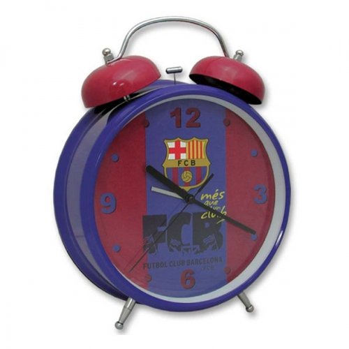 FC Barcelona reloj despertador (grandes rayas morado)