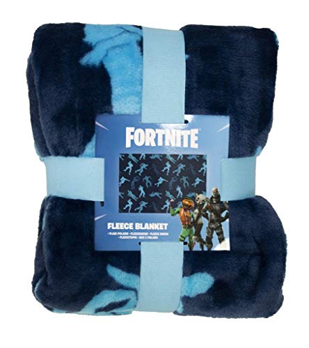 Fortnite Oficial, Poliéster. Polar poliéster, Azul, Fleece Blanket