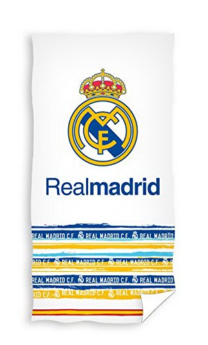 Real Madrid RM173010 - Toalla de ducha (140 x 70 cm)