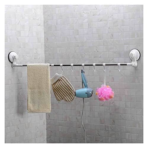 Toallero ajustable para toallero, toallero, toallero de un solo disparo, toallero de baño, toalla de baño, para colgar, taladrar, toalla de baño