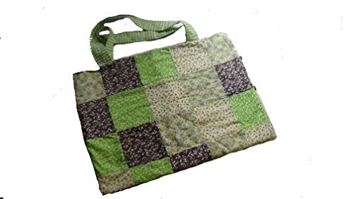 Bolsa de tela grande de algodón de distintos colores (patchwork) para llevar la compra o cosas de gran tamaño Silvys handmade