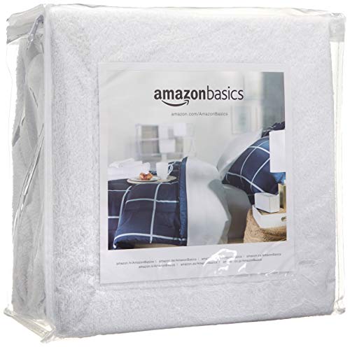 Amazon Basics - Funda hipoalergénica para colchón - 135 x 190 x 30.5 cm
