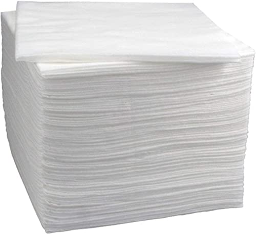 MUNTRADE Toallas Desechables Spun-Lace para peluquería y estética. Color Blanco (100, 30 x 40 cm)