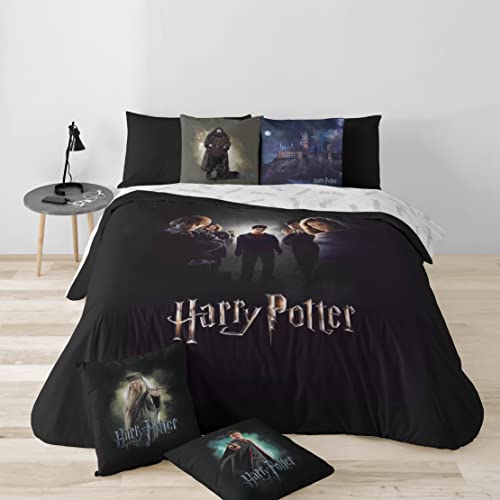 BELUM | Funda Nórdica Microsatén Harry Potter para Cama de 180 - Medidas Producto: (260x240 cm) - Modelo: Dumbledore's Army