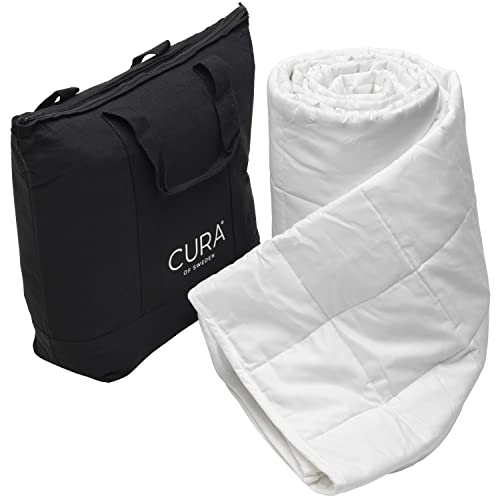 Cura Pearl Classic Weighted Blanket 135x200 5kg - Manta antiestres - Manta Pesada para un sueño Profundo y un Mejor Descanso - Manta con Peso 100% de algodón - Manta para la ansiedad