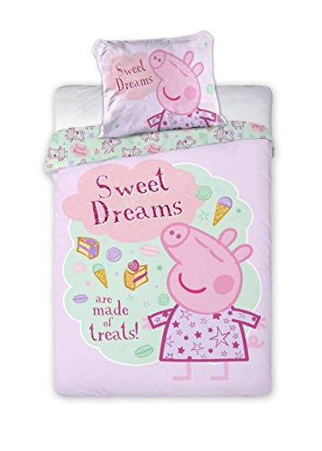 Peppa Pig Sweet Dreams - Juego de cama