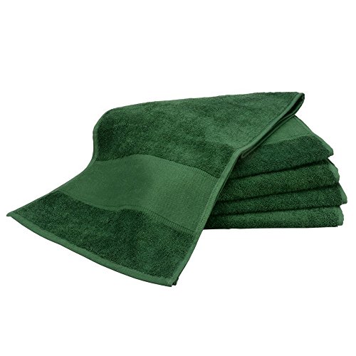 A&R Towels A&Print-Me - Toalla Deportiva (30 x 140 cm), Color Verde Oscuro