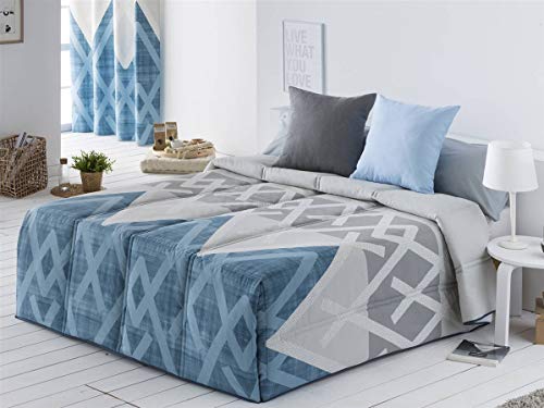 Sansa - Conforter AMAN cama 90 - color azul