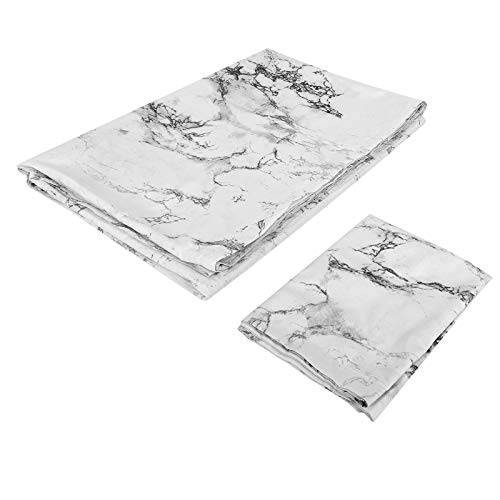 Omabeta Juego de sábanas de mármol Funda nórdica edredón 3D(Quilt Cover 150 * 200cm Pillowcase 1)