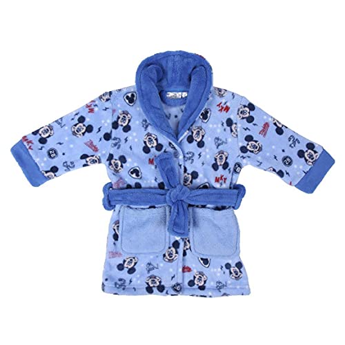 CERDÁ LIFE'S LITTLE MOMENTS Batitas de Bebé Niño Mickey-Licencia Oficial Disney, Azul, 18M para Bebés
