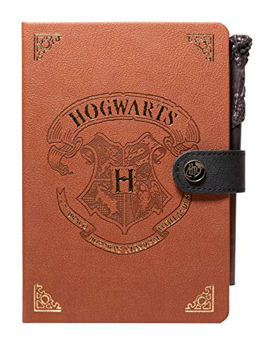 Cuaderno A5 Harry Potter con bolígrafo varita - Cuaderno de notas - Cuaderno Harry Potter Hogwarts | Libreta A5 - Regalos Hary Potter - Harry Potter Merchandising oficial