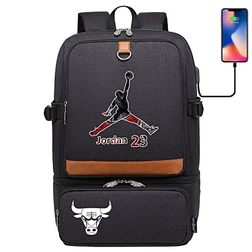 TEZAHN Mochilas para adolescentes masculinos y femeninos, mochila Black Magic Mochila badge/E