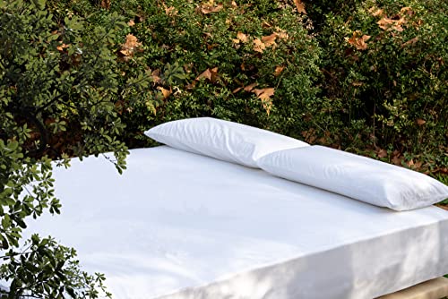 B-Sensible in bedding protection is all you need Sábana Bajera Protectora de Tencel, Impermeable y Transpirable 135 x 190 Blanco
