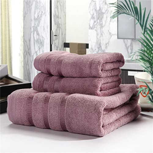 maozi Juego de toallas de fibra para adultos, toalla de baño súper suave, toalla de ducha para el hogar, baño y hotel (color: D, tamaño: 1 unidad*70x140 cm)