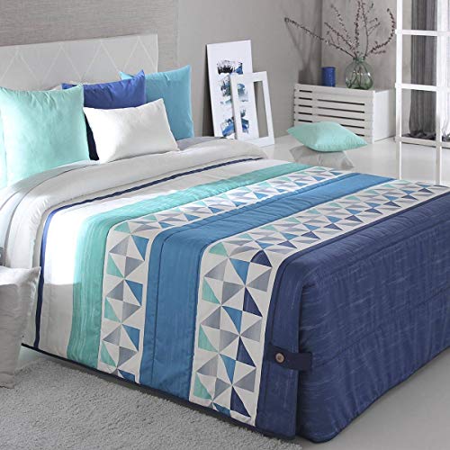 Reig Marti - Edredón Conforter Wang 02 - Cama 135 Cm - Color Azul C03