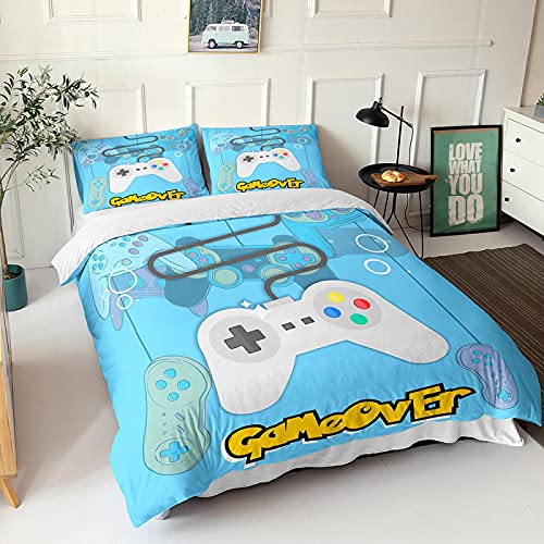 La Ropa de Cama 3D es súper Suave y cómoda. 240x220 cm Mango del Juego Juegos de Cama 3D Funda nórdica Twin Single Double Queen King Ropa de Cama 3pcs