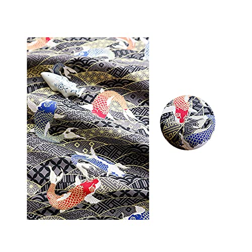 TONGYOU Tela japonesa hecha a mano de algodón bronceador floral para coser patchwork DIY costura -COL14